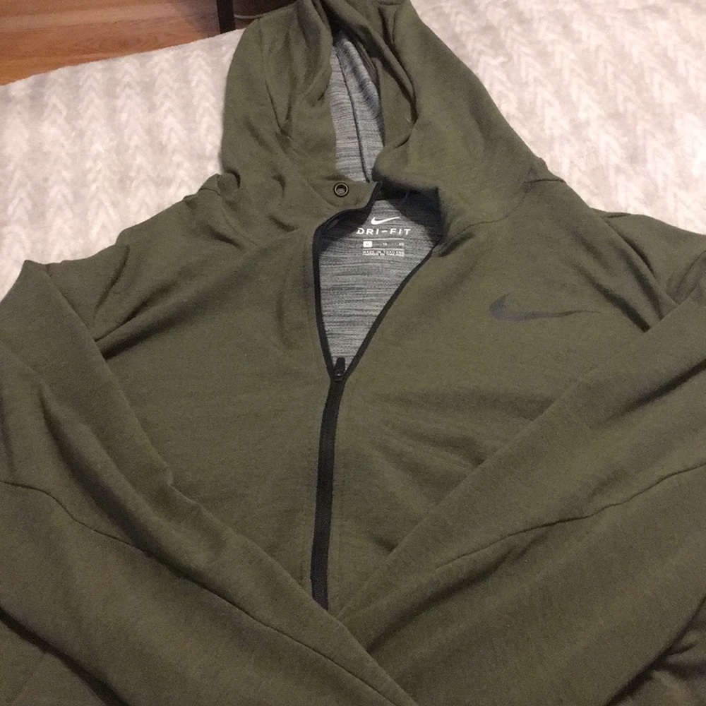 Dark green Nike hoodie
